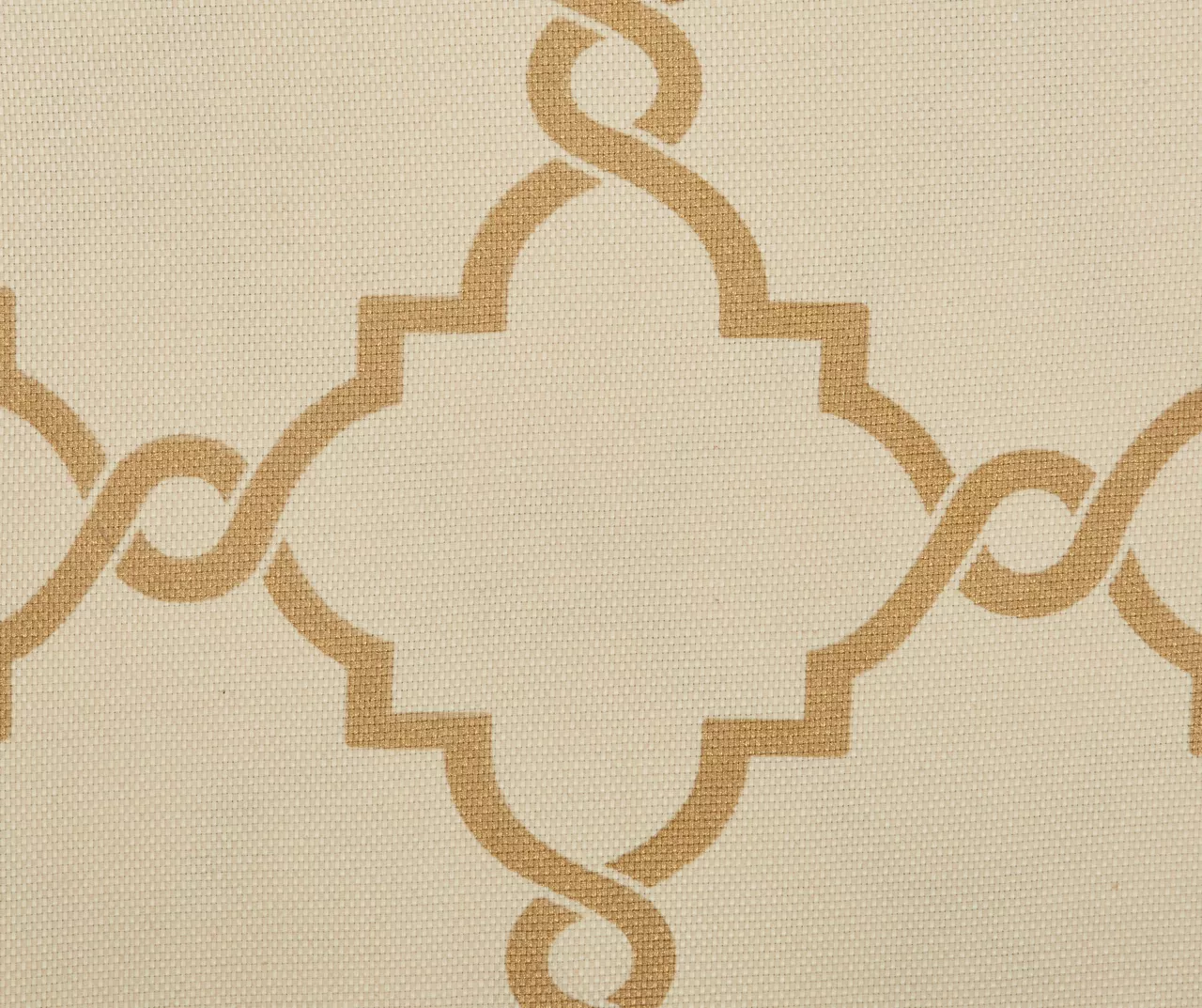 Sereno Fretwork Beige & Gold Light-Filtering Grommet Curtain Panel, (63") 7 Sereno Fretwork Beige & Gold Light-Filtering Grommet Curtain Panel, (63") - Image 7