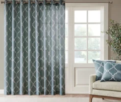 Sereno Fretwork Light-Filtering Grommet Patio Curtain Panel, (84") 23 Sereno Fretwork Light-Filtering Grommet Patio Curtain Panel, (84") -Cuisinart Store 810518035