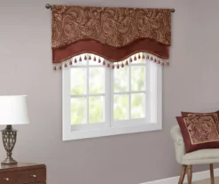 Valerie Beaded Rod Pocket Valance -Cuisinart Store 810518037 1
