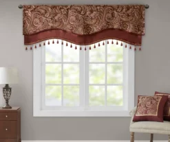 Valerie Beaded Rod Pocket Valance -Cuisinart Store 810518037