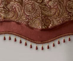Valerie Beaded Rod Pocket Valance -Cuisinart Store 810518037 3
