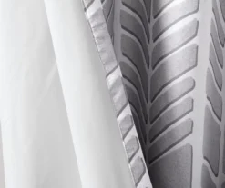 Amanda Aqua Blackout Grommet Curtain Panel, (84") 12 Amanda Aqua Blackout Grommet Curtain Panel, (84") -Cuisinart Store 810518039 5 1