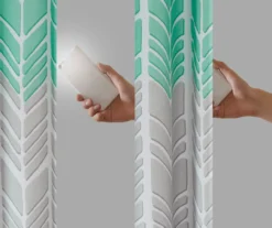 Amanda Aqua Blackout Grommet Curtain Panel, (84") 13 Amanda Aqua Blackout Grommet Curtain Panel, (84") -Cuisinart Store 810518039 6 1