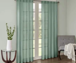 Avery Crushed Sheer Rod Pocket Curtain Panel Pair 26 Avery Crushed Sheer Rod Pocket Curtain Panel Pair -Cuisinart Store 810518041 810518038 810518042 1