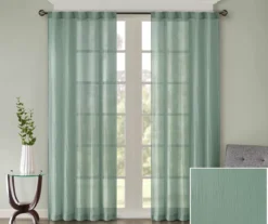 Avery Crushed Sheer Rod Pocket Curtain Panel Pair 27 Avery Crushed Sheer Rod Pocket Curtain Panel Pair -Cuisinart Store 810518041 810518038 810518042 2