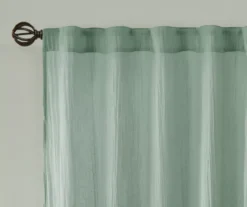 Avery Crushed Sheer Rod Pocket Curtain Panel Pair 28 Avery Crushed Sheer Rod Pocket Curtain Panel Pair -Cuisinart Store 810518041 810518038 810518042 3