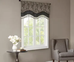 Valerie Beaded Rod Pocket Valance -Cuisinart Store 810518059 1