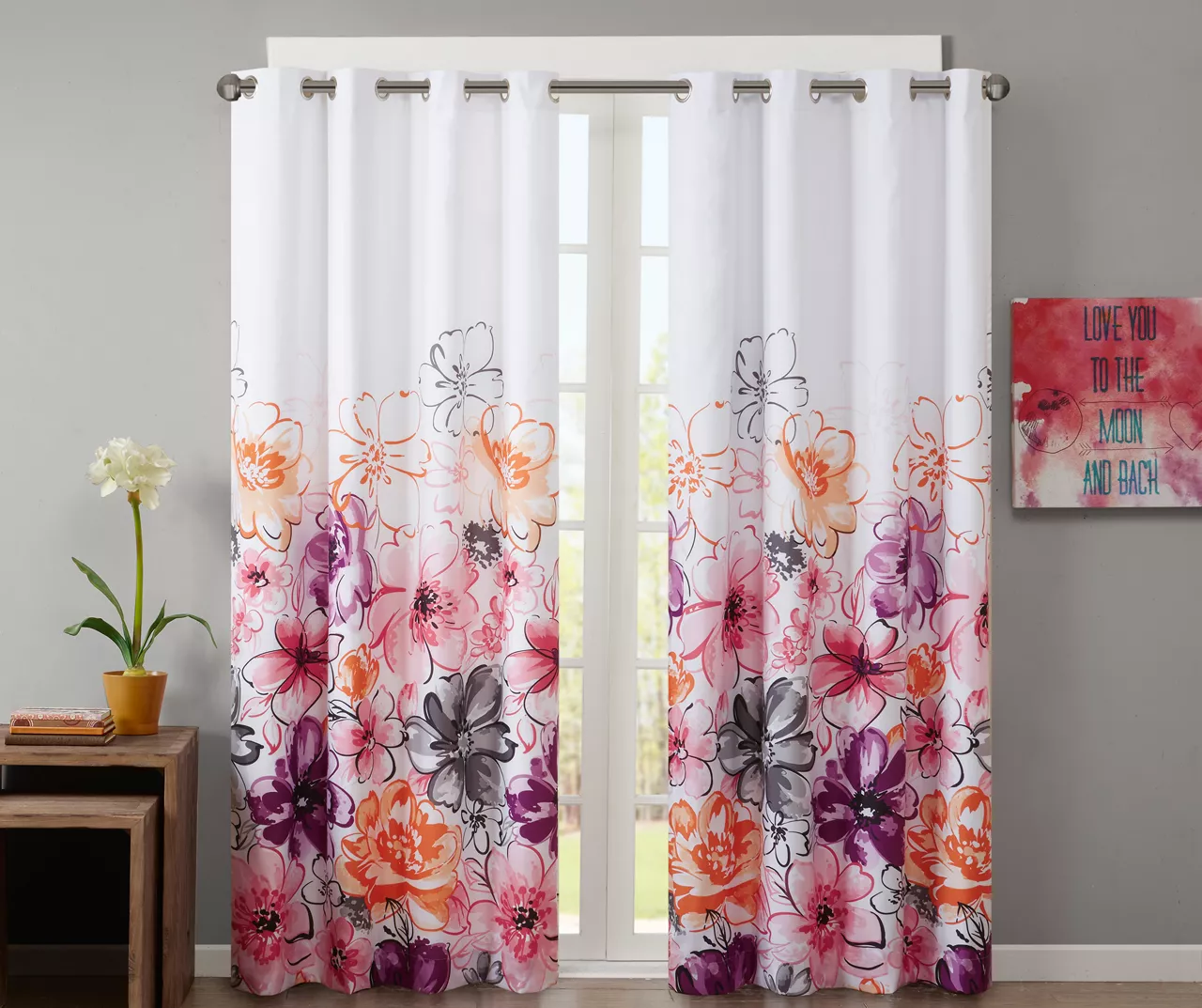 Sky Blackout Grommet Curtain Panel, (84") 2 Sky Blackout Grommet Curtain Panel, (84") - Image 2