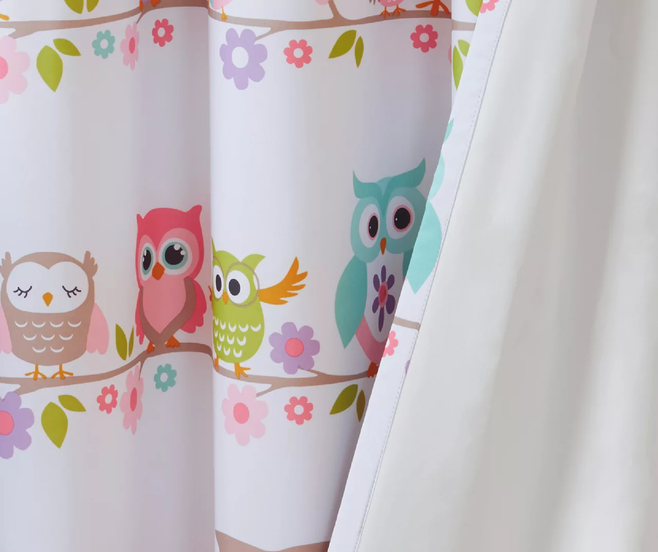 Striking Owl Blackout Grommet Curtain Panel 6 Striking Owl Blackout Grommet Curtain Panel - Image 6