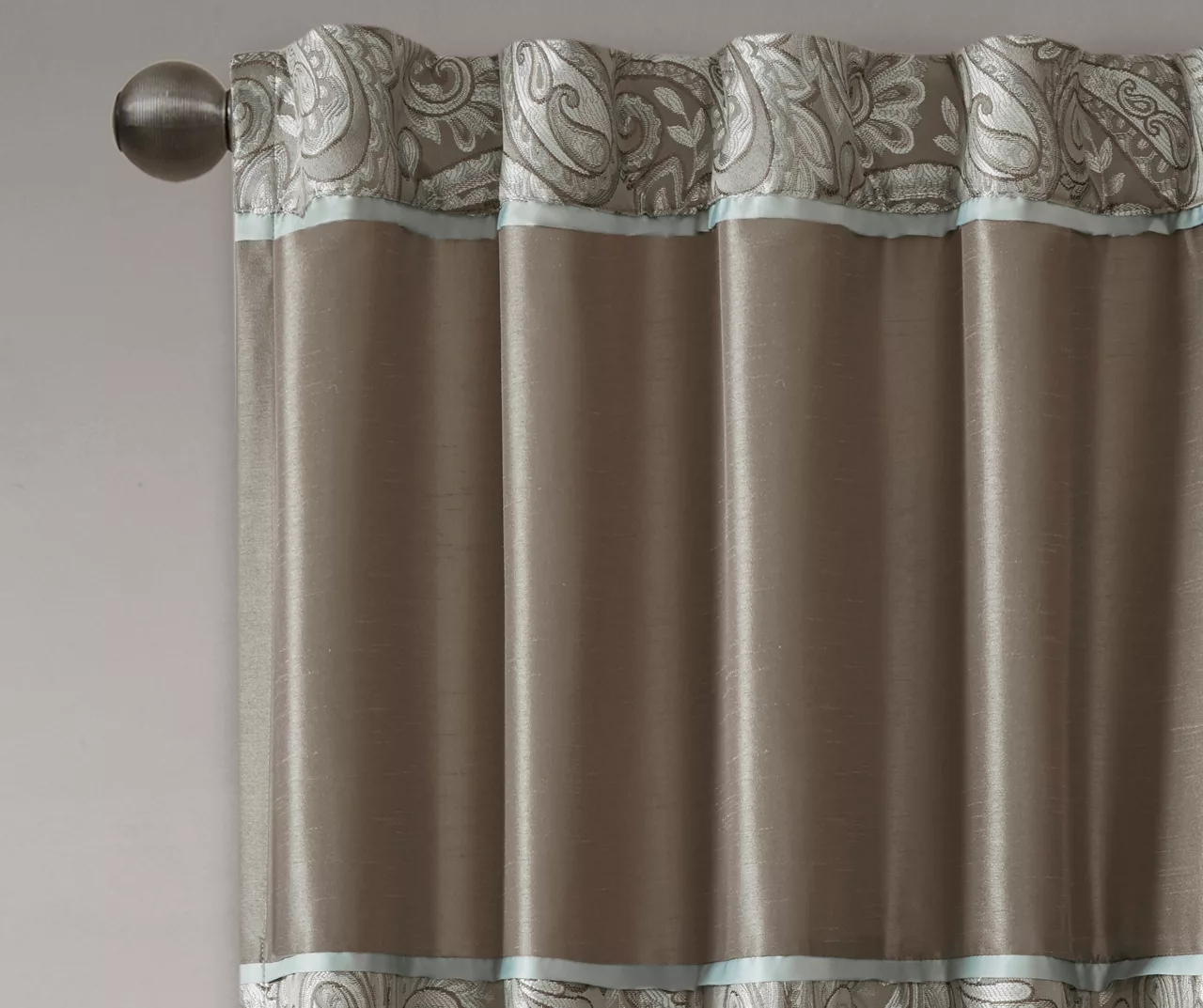 Valerie Blue Light-Filtering Rod Pocket Curtain Panel Pair, (84") 4 Valerie Blue Light-Filtering Rod Pocket Curtain Panel Pair, (84") - Image 4