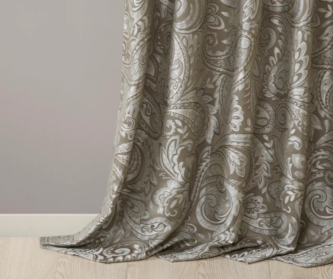 Valerie Blue Light-Filtering Rod Pocket Curtain Panel Pair, (84") 6 Valerie Blue Light-Filtering Rod Pocket Curtain Panel Pair, (84") - Image 6