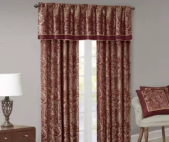 Valerie Burgundy Light-Filtering Rod Pocket Curtain Panel Pair, (84") 21 Valerie Burgundy Light-Filtering Rod Pocket Curtain Panel Pair, (84") -Cuisinart Store 810518081 810518082 10