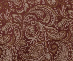 Valerie Burgundy Light-Filtering Rod Pocket Curtain Panel Pair, (95") 17 Valerie Burgundy Light-Filtering Rod Pocket Curtain Panel Pair, (95") -Cuisinart Store 810518081 810518082 6 1