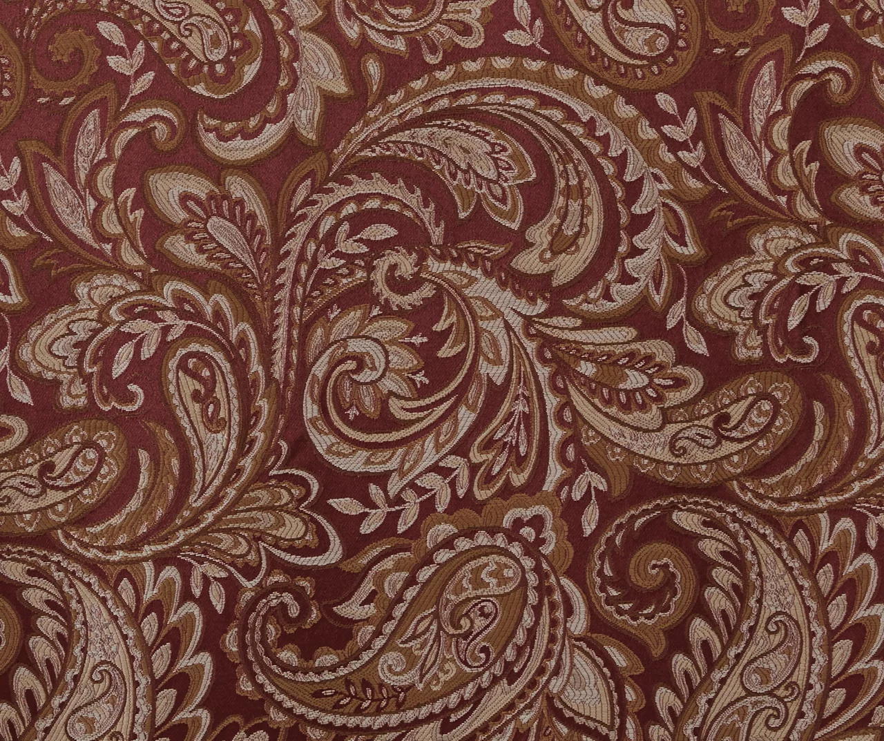 Valerie Burgundy Light-Filtering Rod Pocket Curtain Panel Pair, (95") 7 Valerie Burgundy Light-Filtering Rod Pocket Curtain Panel Pair, (95") - Image 7