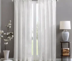 Clarissa Diamond Sheer Rod Pocket Curtain Panel 19 Clarissa Diamond Sheer Rod Pocket Curtain Panel -Cuisinart Store 810518103 810518104 5