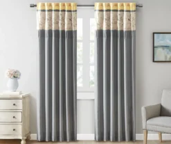 Monroe Embroidered Light-Filtering Rod Pocket Curtain Panel, (84") 25 Monroe Embroidered Light-Filtering Rod Pocket Curtain Panel, (84") -Cuisinart Store 810518130