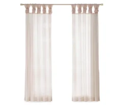 Persis Voile Sheer Twisted Tab Curtain Panel Pair 24 Persis Voile Sheer Twisted Tab Curtain Panel Pair -Cuisinart Store 810518131 810518132 810518133 4