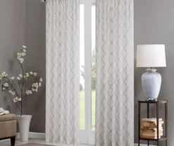Clarissa Diamond Sheer Rod Pocket Curtain Panel 26 Clarissa Diamond Sheer Rod Pocket Curtain Panel -Cuisinart Store 810518156 810518157 1 2