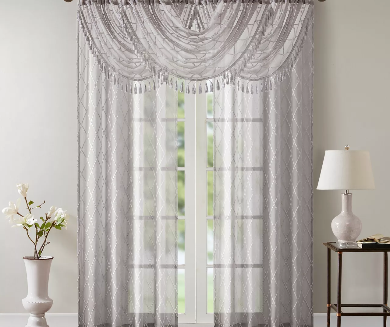 Clarissa Diamond Waterfall Valance 8 Clarissa Diamond Waterfall Valance - Image 8
