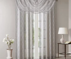 Clarissa Diamond Waterfall Valance 28 Clarissa Diamond Waterfall Valance -Cuisinart Store 810518158 5 1