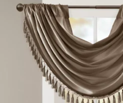 Gail Rod Pocket Waterfall Valance, (46") 26 Gail Rod Pocket Waterfall Valance, (46") -Cuisinart Store 810518168 2