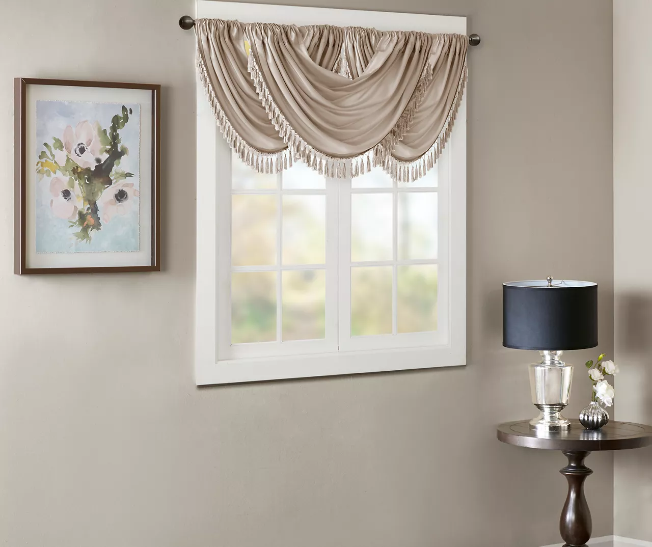 Gail Rod Pocket Waterfall Valance, (46") 9 Gail Rod Pocket Waterfall Valance, (46") - Image 9