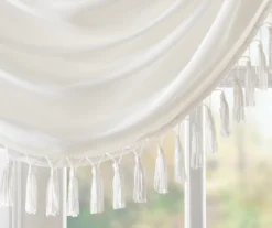 Gail Rod Pocket Waterfall Valance, (46") 39 Gail Rod Pocket Waterfall Valance, (46") -Cuisinart Store 810518172 3