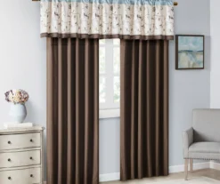 Monroe Embroidered Light-Filtering Rod Pocket Curtain Panel, (84") 32 Monroe Embroidered Light-Filtering Rod Pocket Curtain Panel, (84") -Cuisinart Store 810518173 7