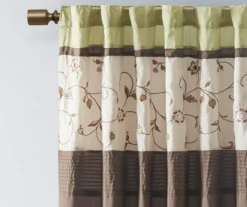 Monroe Embroidered Light-Filtering Rod Pocket Curtain Panel, (84") 36 Monroe Embroidered Light-Filtering Rod Pocket Curtain Panel, (84") -Cuisinart Store 810518174 2