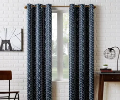 Sun Zero Ashwood Chevron Blackout Grommet Curtain Panel 25 Sun Zero Ashwood Chevron Blackout Grommet Curtain Panel -Cuisinart Store 810518410
