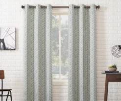 Sun Zero Ashwood Chevron Blackout Grommet Curtain Panel 28 Sun Zero Ashwood Chevron Blackout Grommet Curtain Panel -Cuisinart Store 810518411