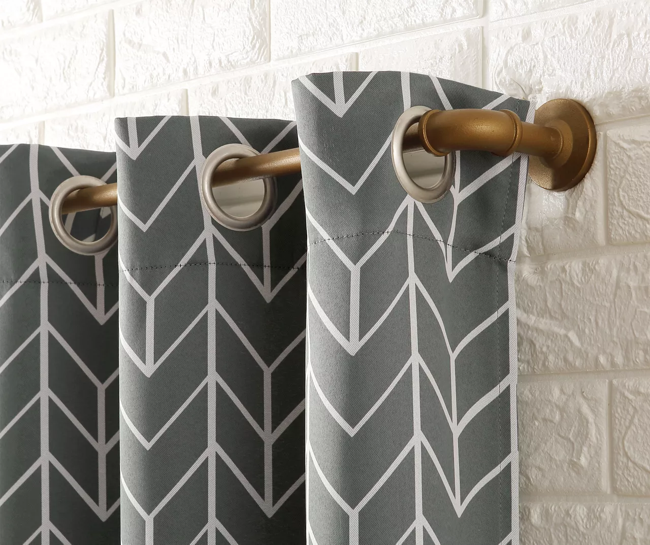 Sun Zero Ashwood Chevron Blackout Grommet Curtain Panel 14 Sun Zero Ashwood Chevron Blackout Grommet Curtain Panel - Image 14