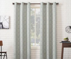 Sun Zero Ashwood Chevron Blackout Grommet Curtain Panel 27 Sun Zero Ashwood Chevron Blackout Grommet Curtain Panel -Cuisinart Store 810518413