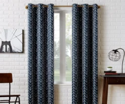 Sun Zero Ashwood Chevron Blackout Grommet Curtain Panel 24 Sun Zero Ashwood Chevron Blackout Grommet Curtain Panel -Cuisinart Store 810518416