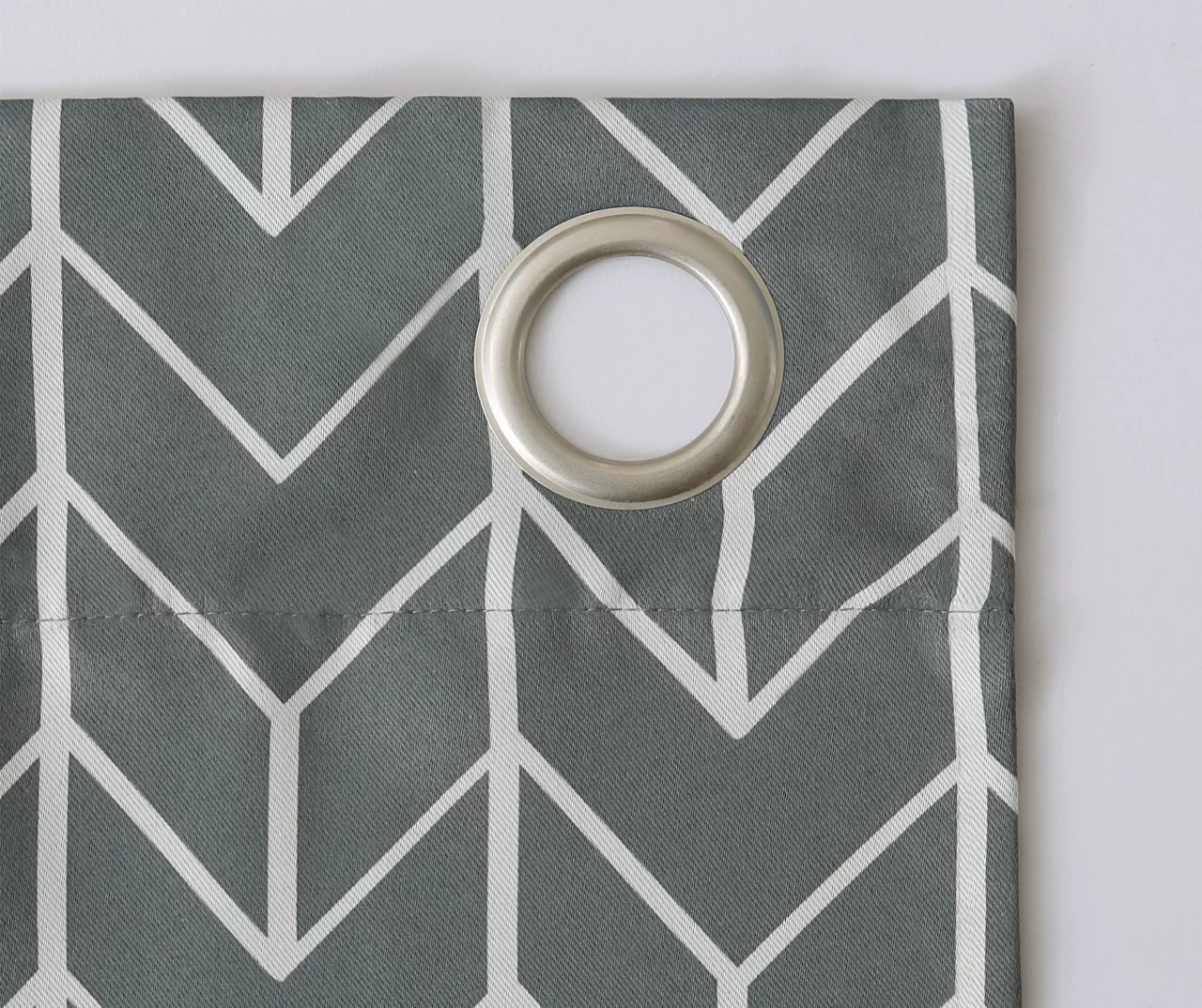 Sun Zero Ashwood Chevron Blackout Grommet Curtain Panel 12 Sun Zero Ashwood Chevron Blackout Grommet Curtain Panel - Image 12