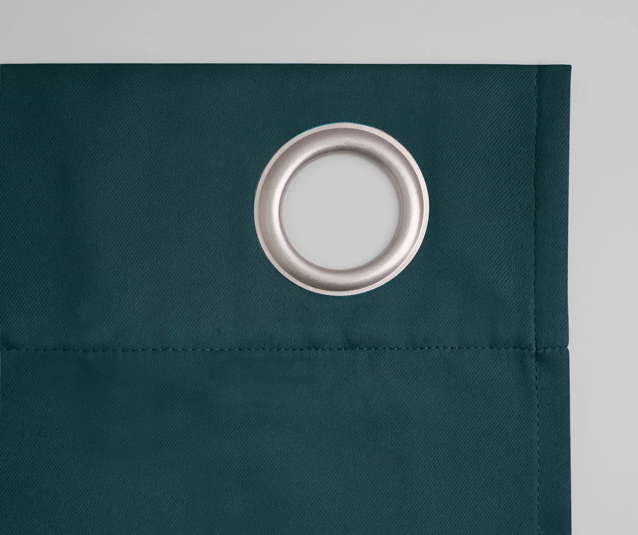 Loretta Teal Blackout Grommet Curtain Panel, (84") 7 Loretta Teal Blackout Grommet Curtain Panel, (84") - Image 7