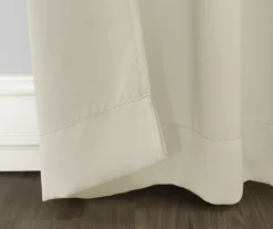 Loretta Pearl Blackout Grommet Curtain Panel, (84") -Cuisinart Store 810518437 2