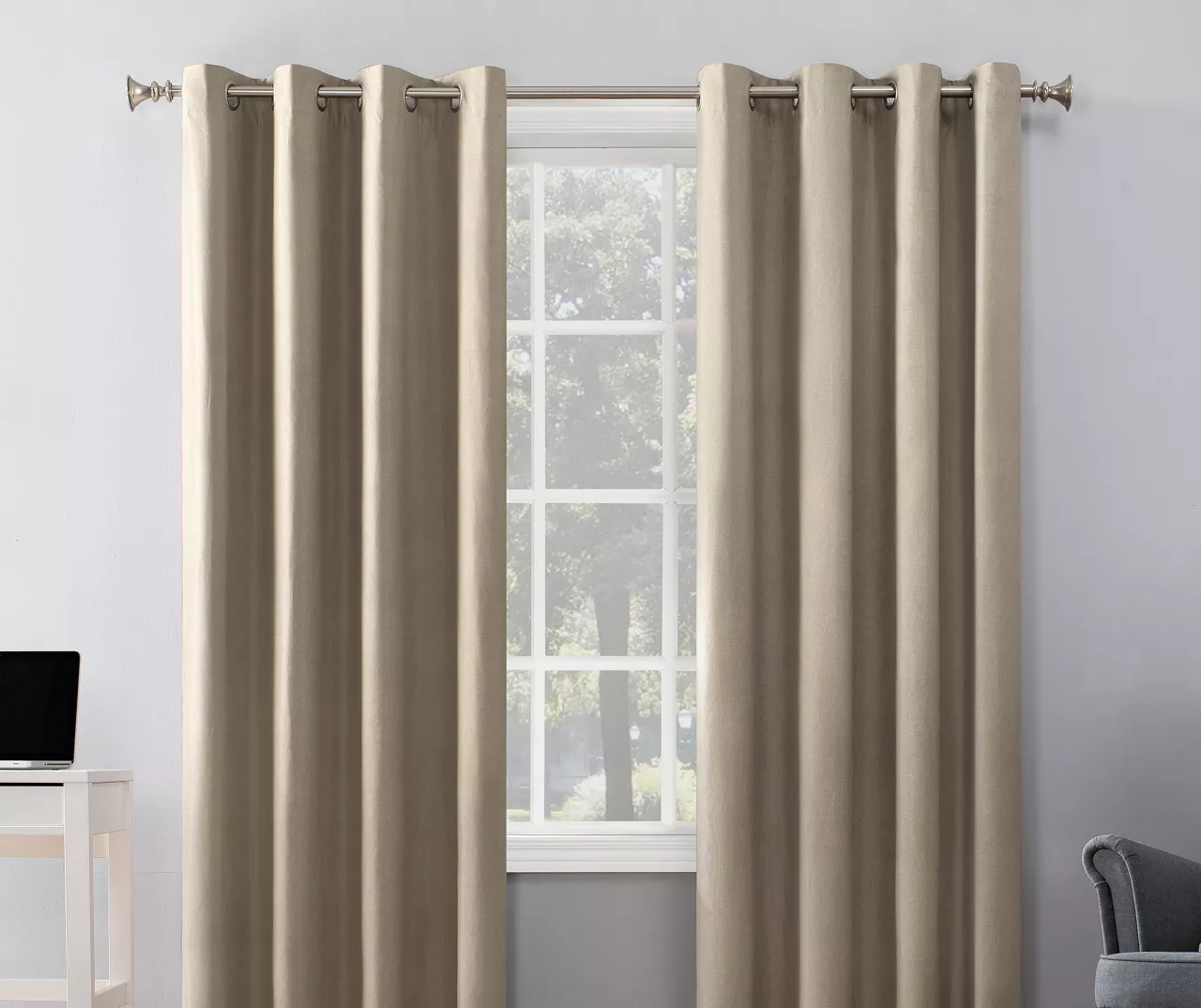 Sun Zero Henley Blackout Curtain Panel 12 Sun Zero Henley Blackout Curtain Panel - Image 12