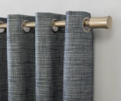 Wilbon Navy Denim Blackout Grommet Curtain Panel, (84") 11 Wilbon Navy Denim Blackout Grommet Curtain Panel, (84") -Cuisinart Store 810518489 2