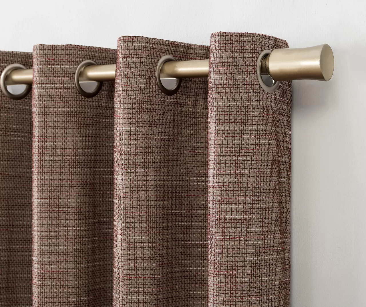 Wilbon Russet Linen Blackout Curtain Panel, (84") 3 Wilbon Russet Linen Blackout Curtain Panel, (84") - Image 3