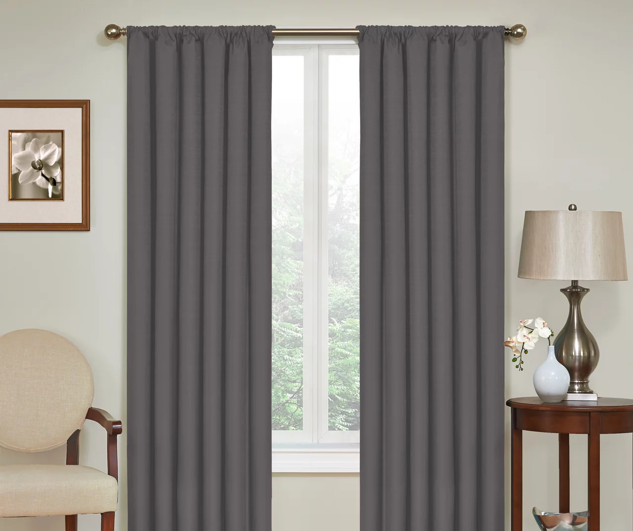 Eclipse Kendall Blackout Rod Pocket Curtain Panel 18 Eclipse Kendall Blackout Rod Pocket Curtain Panel - Image 18