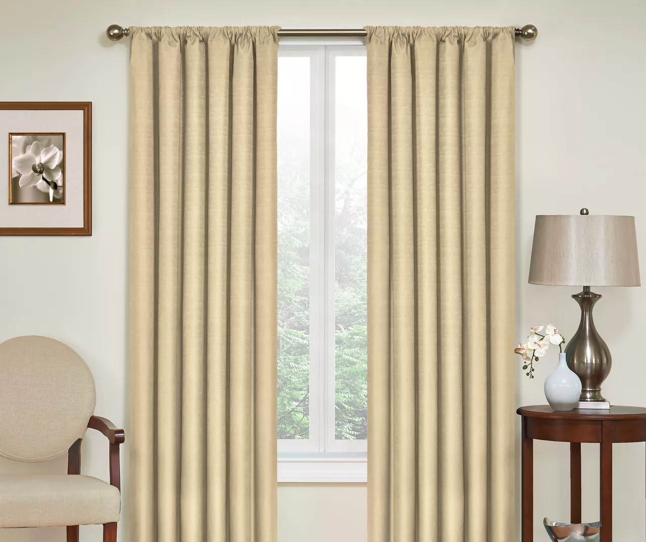 Eclipse Kendall Blackout Rod Pocket Curtain Panel 19 Eclipse Kendall Blackout Rod Pocket Curtain Panel - Image 19