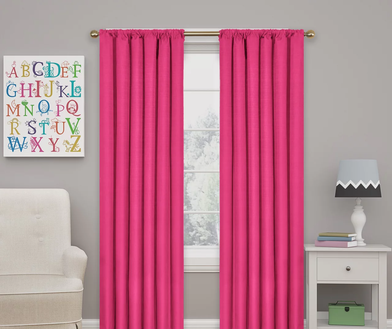 Eclipse Kendall Blackout Rod Pocket Curtain Panel 6 Eclipse Kendall Blackout Rod Pocket Curtain Panel - Image 6