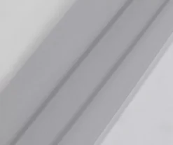 Curtain Fresh Light Gray Sheer Grommet Curtain Panel, (84") 12 Curtain Fresh Light Gray Sheer Grommet Curtain Panel, (84") -Cuisinart Store 810519502 810519520 810519501 810519494 810519505 6 4