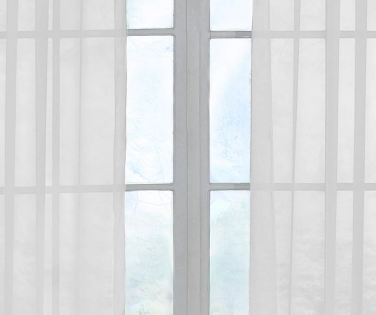 Curtain Fresh White Sheer Grommet Curtain Panel, (84") 3 Curtain Fresh White Sheer Grommet Curtain Panel, (84") - Image 3