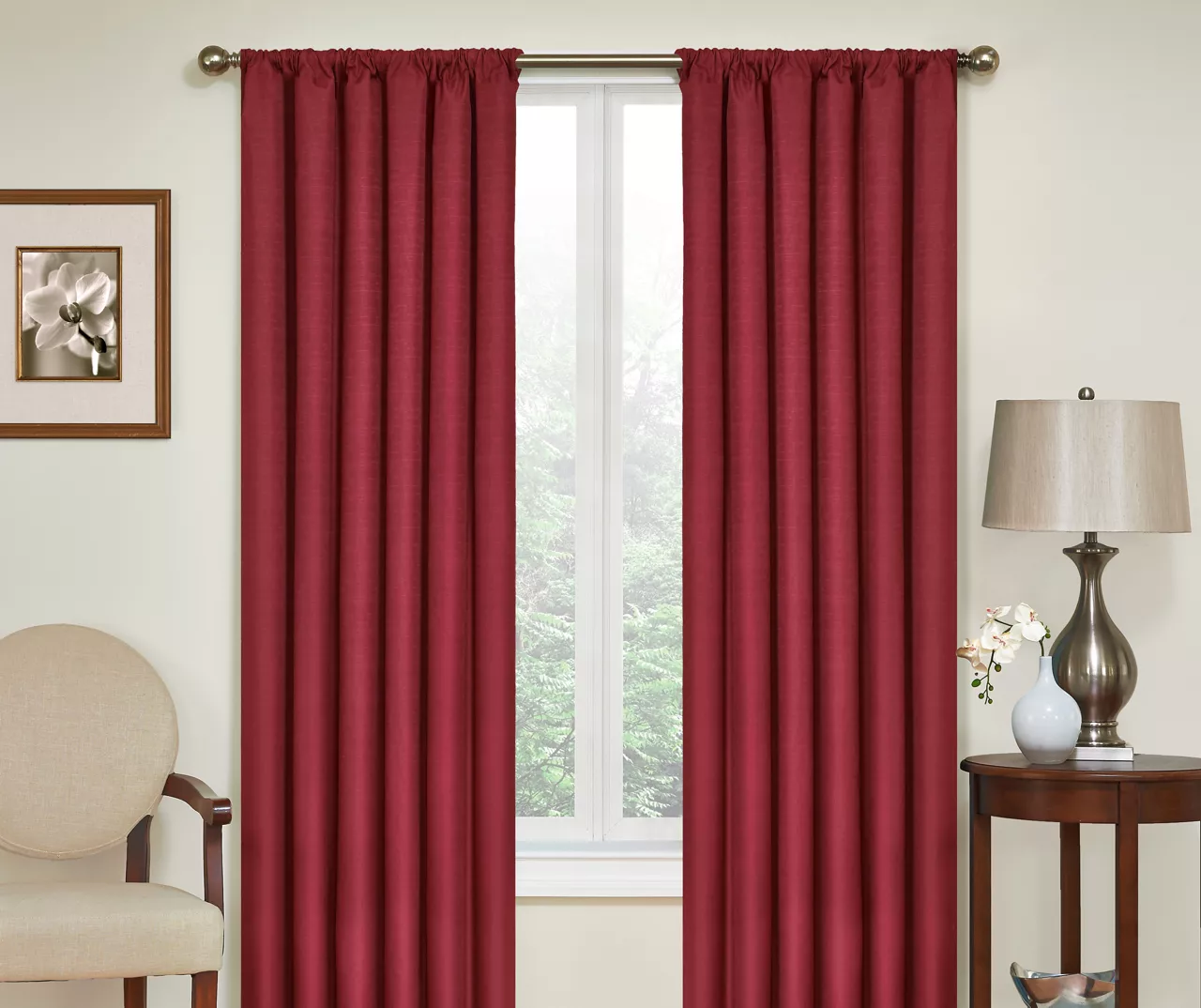 Eclipse Kendall Blackout Rod Pocket Curtain Panel 5 Eclipse Kendall Blackout Rod Pocket Curtain Panel - Image 5