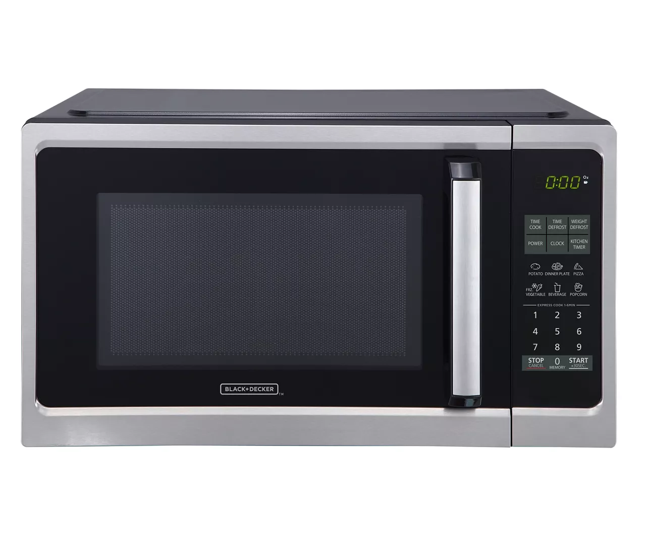 Black & Decker 0.9 Cu. Ft. Professional Countertop 900W Stainless Steel Microwave Oven 1 Black & Decker 0.9 Cu. Ft. Professional Countertop 900W Stainless Steel Microwave Oven
