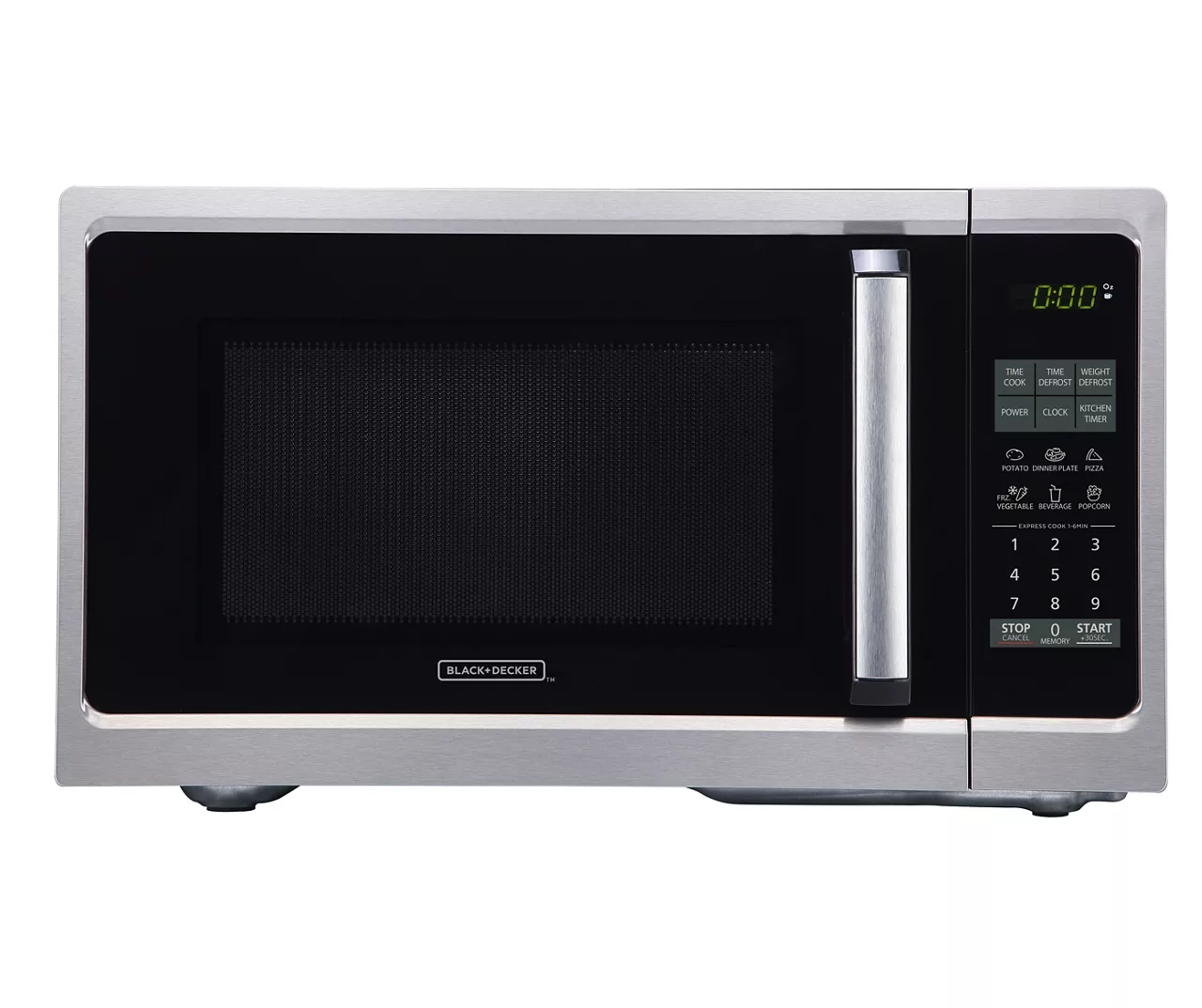 Black & Decker 0.9 Cu. Ft. Professional Countertop 900W Stainless Steel Microwave Oven 2 Black & Decker 0.9 Cu. Ft. Professional Countertop 900W Stainless Steel Microwave Oven - Image 2