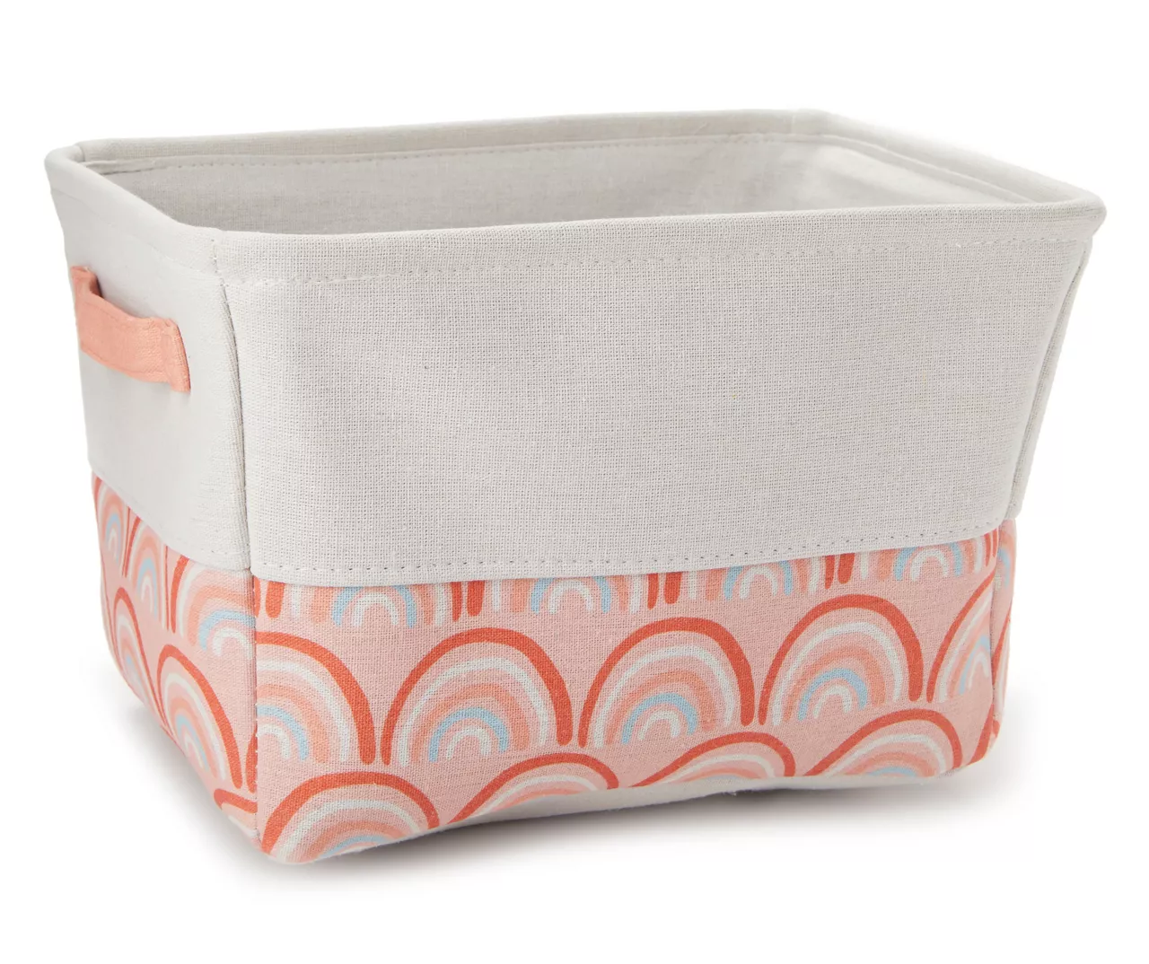 Rainbow Canvas Storage Bin 1 Rainbow Canvas Storage Bin