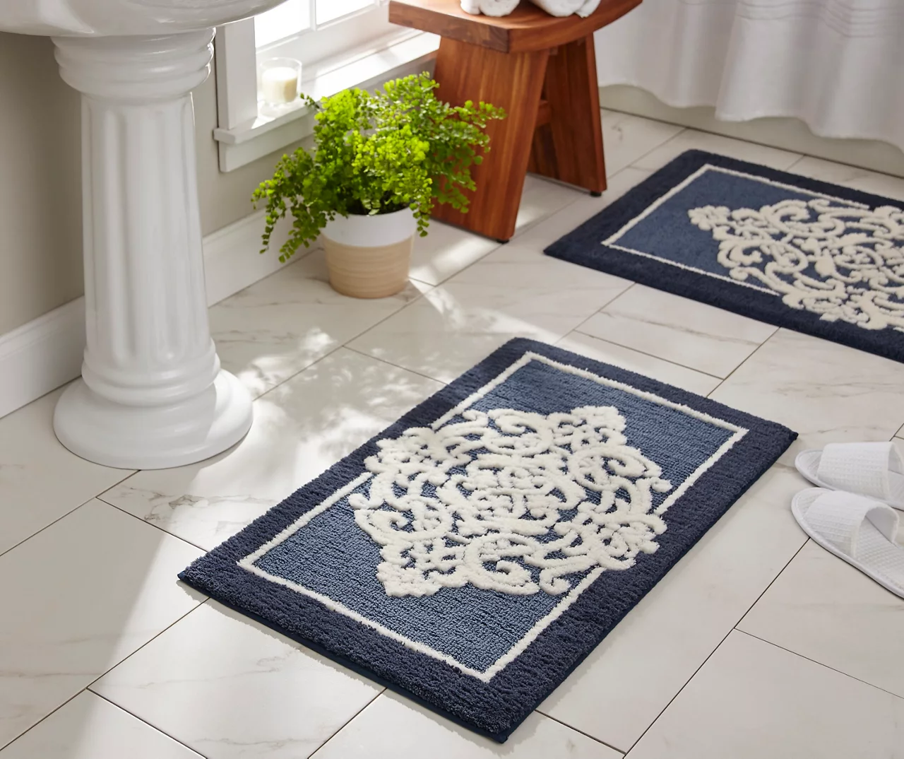 Mohawk Horizon Renaissance Medallion Bath Rug 4 Mohawk Horizon Renaissance Medallion Bath Rug - Image 4